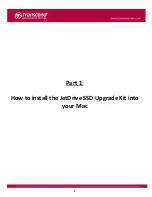 Preview for 2 page of Transcend JetDrive SSD Upgrade Kit Installation Manual