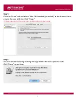 Preview for 6 page of Transcend JetDrive SSD Upgrade Kit Installation Manual