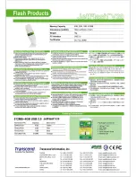 Preview for 2 page of Transcend JetFlash V20 Specifications