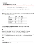 Preview for 14 page of Transcend miniSDHC Card Series Specifications