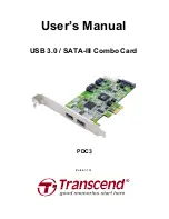 Transcend PDC3 User Manual preview