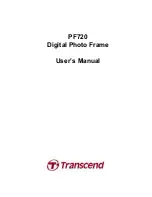 Transcend PF720 User Manual предпросмотр