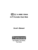 Transcend Portable Hard Disk Enclosure TS0MHDENC User Manual preview