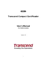 Transcend RDS1/S2/S5/S6 User Manual предпросмотр