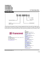 Preview for 42 page of Transcend SSD25 Datasheet