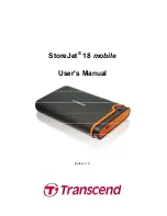 Transcend StoreJet 18 mobile User Manual preview