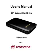 Transcend StoreJet 25D3 User Manual preview