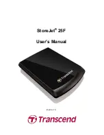 Transcend StoreJet 25F User Manual preview