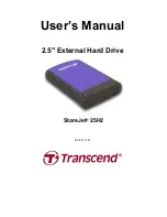 Preview for 1 page of Transcend StoreJet 25H2 User Manual