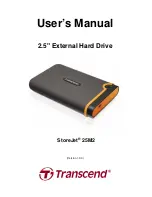 Transcend StoreJet 25M2 User Manual preview