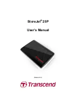 Transcend StoreJet 25P User Manual preview