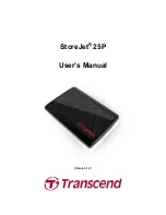 Предварительный просмотр 1 страницы Transcend StoreJet 25P User Manual