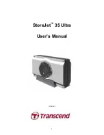 Transcend StoreJet 35 Ultra User Manual preview