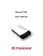 Transcend StoreJet TS250GSJ25C User Manual preview