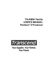 Preview for 1 page of Transcend TS-ABD4 Series User Manual