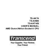 Preview for 1 page of Transcend TS-AKM4 User Manual