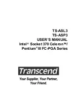 Предварительный просмотр 1 страницы Transcend TS-ASL3 User Manual