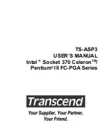 Transcend TS-ASP3 User Manual предпросмотр