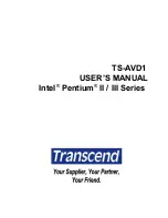 Transcend TS-AVD1 User Manual preview