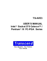 Transcend TS-AVE3 User Manual preview