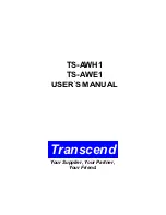 Transcend TS-AWE1 User Manual предпросмотр