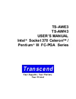 Transcend TS-AWE3 User Manual предпросмотр