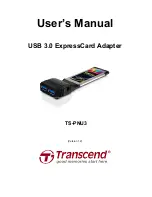 Preview for 1 page of Transcend TS-PNU3 User Manual