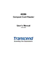 Transcend TS-RDC User Manual preview