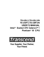 Предварительный просмотр 1 страницы Transcend TS-USL3 User Manual