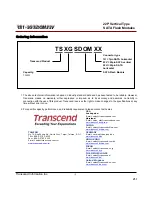 Preview for 10 page of Transcend TS1-GSDOM22V Technical Information