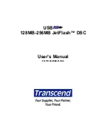 Transcend TS128MJF-DSC User Manual preview