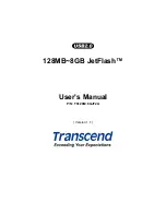 Preview for 1 page of Transcend TS128MJF2A User Manual