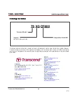 Preview for 85 page of Transcend TS16GCF600 Technical Manual