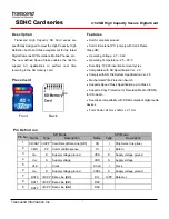 Transcend TS16GSDHC 6 Datasheet preview