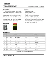 Transcend TS1GUSD-S3 Technical Information preview