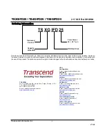 Preview for 10 page of Transcend TS2GIFD25 Technical Information