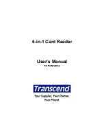 Transcend USB2.0 6-in-1 Card Reader TS0MFLRD6A User Manual preview