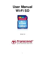 Preview for 1 page of Transcend Wi-Fi SD User Manual