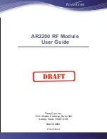 TransCore AR2200 User Manual preview