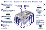 TransCore Encompass 5 Quick Reference Card preview