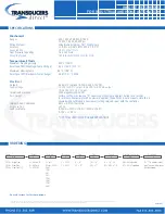 Предварительный просмотр 2 страницы TRANSDUCERS direct TD1A Series Quick Start Manual