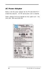 Preview for 85 page of Transduction TR-LCD1500-ITX-7 User Manual