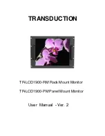 Transduction TR-LCD1900-PM User Manual preview