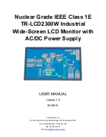 Transduction TR-LCD2300W User Manual preview