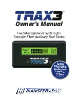 Transfer Flow TRAX 3 Owner'S Manual предпросмотр