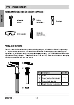 Preview for 4 page of Transform LINCOLN QFB71CE Owner'S Manual