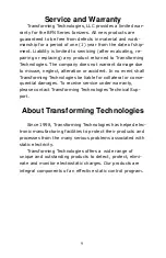 Preview for 11 page of Transforming Technologies BFN 803 Instruction Manual