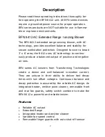 Preview for 3 page of Transforming Technologies BFN 8412 Instruction Manual