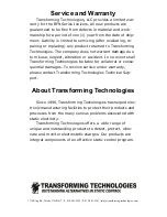 Preview for 8 page of Transforming Technologies BFN 8412 Instruction Manual