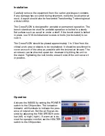 Предварительный просмотр 4 страницы Transforming Technologies CrossFLOW IN3000 Instruction Manual